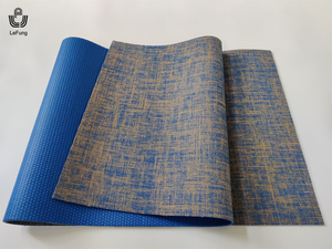 Tapete de Yoga Antideslizante de Primera Calidad, Hecho con Cáñamo Orgánico, Yute y Lino, con Base de PVC de 5 mm de Grosor, Ideal para Casa o Estudio - Product Image 2