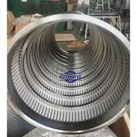 Nouveau acier inoxydable Johnson Tube Wedge fil écran cylindre fendu tamis filtre écran tuyau