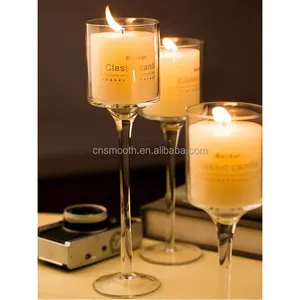 Wedding Home Candlestick Table For Wedding Table Decoration Glass Clear Candles And Candle Holders