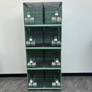 Gabbia per Uccelli Multistrato in Filo di Ferro di Alta Qualità, Resistente alla Ruggine, Facile da Pulire, per l'Allevamento di Pappagalli - Product Image 2