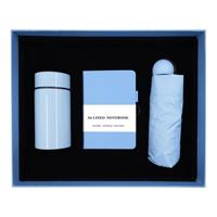 Coffret Cadeau d'Entreprise Promotionnel Hong-Fu : Carnet en PU Gaufré, Parapluie, Gobelet avec Logo Personnalisé – Cadeaux de Bienvenue pour Entreprises