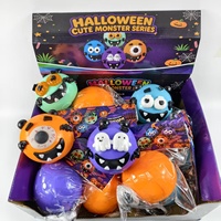 Nouvelle série de jouets anti-stress sensoriels à rebond lent, monstres mignons d'Halloween, jouets à presser pour soulager le stress, vente en gros