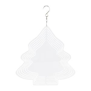 Sublimazione wind spinner blank 10 pollici Double Side sublimazione alluminio metallo wind spinners decorazione ornamenti per l'<span class=keywords><strong>albero</strong></span> di natale - Product Image 3