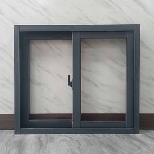 Fenêtres coulissantes en aluminium <span class=keywords><strong>à</strong></span> rupture de pont thermique, résistantes aux ouragans, <span class=keywords><strong>à</strong></span> <span class=keywords><strong>double</strong></span> rail, avec <span class=keywords><strong>double</strong></span> <span class=keywords><strong>vitrage</strong></span> - Product Image 3