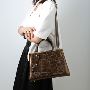 Conjunto de Bolsos para Mujer, 3 Piezas, de Cuero PU, Color Sólido, para Compras, Oficina y Eventos Formales - Product Image 2