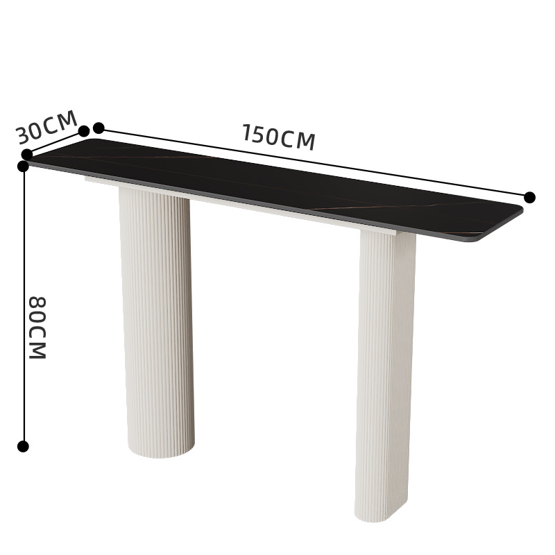 Lauren negro oro arroz base blanca 150*30*80