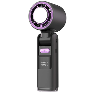 Nouveauté : mini ventilateur USB portable en plastique pour enfants, cinq mini ventilateurs USB, ventilateur USB mini noir, ventilateur d'été - Product Image 1