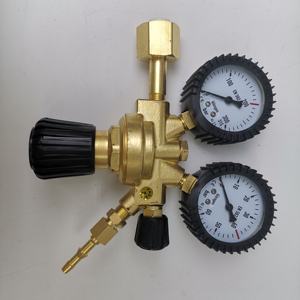 Regulador de gás do redutor de pressão do nitrogênio superior JY-1418 regulador de gás do redutor de pressão da cabeça dupla - Product Image 2