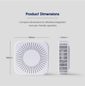 Sensores Iaq de monitor de calidad del aire multigas con luz de movimiento Mqtt Lorawan CO2 PM2.5 PM10 TVOC <span class=keywords><strong>CO</strong></span> HCHO O3 - Product Image 6