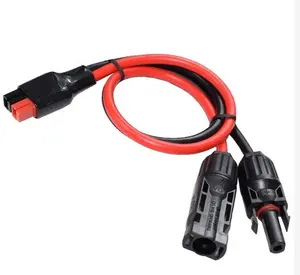 Slocable China Factory 600V 45A 20cm ADS Cable Assembly with Solar Connector for Solar Project