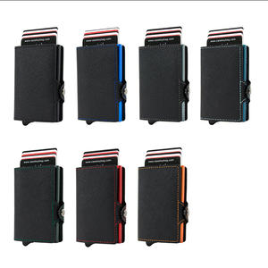 Cartera Casekey en Oferta, de Cuero Saffiano Auténtico, Hecha a Mano, Anti-Ejercicio, Anti-Robo, con Compartimento para Tarjetas, Bloqueo RFID, Cartera Hecha a Mano para Hombre - Product Image 6