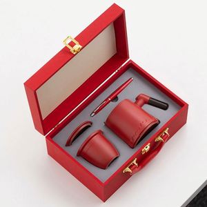 Premium Custom Logo UV Printing Corporate <b>Gift</b> <b>Set</b> Wallet PU Leather Brown/Black New Year Business Promotional <b>Gift</b> Box for - Product Image 2