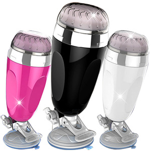 Adult <strong>Male</strong> Masturbator <strong>Sex</strong> <strong>Toy</strong> with <strong>Automatic</strong> Vibration &amp; Suction Base for <strong>Man's</strong> Masturbation Cup - Product Image 3