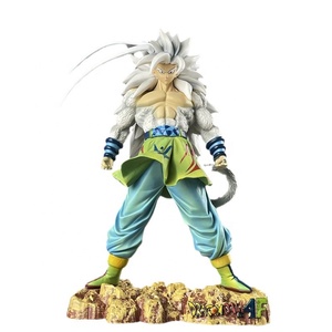 Figurine d'action Goku Super Saiyan 5 à cheveux blancs de 25 cm, Dragon Ball Super, collection d'anime, modèle en PVC, jouets - Product Image 1