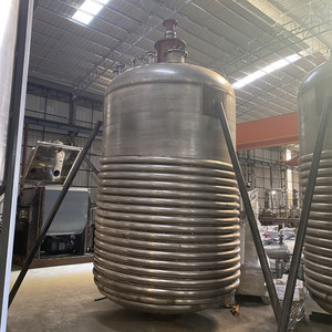 Reactor químico de máquina selladora de neumáticos de tanque de mezcla de acero inoxidable de 500 L con motor y controlador - Product Image 1