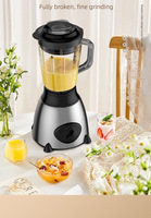 Professionele 2-in-1 RVS Blender en Mixer 10-20L RVS Kan Dubbele Messen Multi-snelheid Smoothie Maker Huishoudelijk