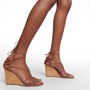 Nuovi Sandali con Tacco Alto da Donna, <span class=keywords><strong>Scarpe</strong></span> Eleganti con Cinturino alla Caviglia, Sandali con <span class=keywords><strong>Zeppa</strong></span> Chunky - Product Image 4