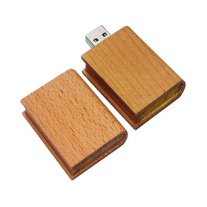 Heißer Verkauf Business Geschenk Usb 2.0 3,0 Holz Buch Förmigen Usb-Stick Holz U Disk Memory Stick Mit Logo benutzerdefinierte - Product Image 4