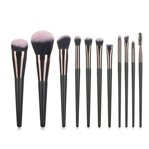 <span class=keywords><strong>Pinceaux</strong></span> de <span class=keywords><strong>maquillage</strong></span> professionnels de haute qualité, 11 pièces, long manche en bois, meilleur fond de teint pour les yeux, ensemble de <span class=keywords><strong>pinceaux</strong></span> de <span class=keywords><strong>maquillage</strong></span>, vente en gros, <span class=keywords><strong>2021</strong></span> - Product Image 4