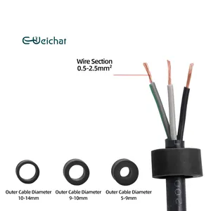 E-Weichat P25 4P und 5P Großer Auto-Stecker Löt freier Schnell anschluss Draht muttern Draht clip Elektrischer Stecker