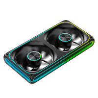 Ventilador AntarcChill de 240 mm con Aspas Invertidas y Carcasa de Espejo Infinito, Fácil Instalación, Flujo de Aire Inverso, Ventilador de Refrigeración para PC, Compatible con OEM y ODM