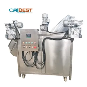 CE approved stir fry machine automatic electric deep frying machine fried bugles snacks machine suppliers