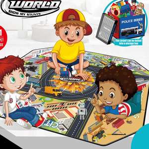 <span class=keywords><strong>Tapis</strong></span> Oxford pliable pour enfants, boîte <span class=keywords><strong>de</strong></span> rangement, <span class=keywords><strong>tapis</strong></span> <span class=keywords><strong>de</strong></span> jeu <span class=keywords><strong>de</strong></span> piste <span class=keywords><strong>de</strong></span> voiture <span class=keywords><strong>de</strong></span> course coulissant - Product Image 6