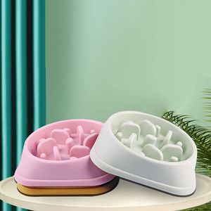 Cuencos de comida para mascotas, comedero lento para perros y gatos, antideslizante, previene <span class=keywords><strong>la</strong></span> <span class=keywords><strong>obesidad</strong></span>, comida lenta - Product Image 5