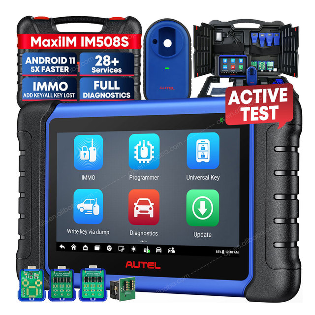 Autel Official Store MaxiIM IM508S Vehicle OBD2 Scanner Key Programmer Copy XP200 Ikey Programming Car Altar Diagnostic Tools