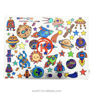 Alfabeto de Silicona para Niños, Almohadilla de Pintura de Grado Alimenticio Lavable, Tamaño Mediano Bajo, MOQ, Regalo de Navidad, Eco con Logotipo de Marca, 30X20cm - Product Image 1