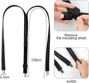 Corbatas más vendidas, pajaritas, tirantes, suministros de fiesta LED que brillan en la oscuridad, ajustables para fiestas de mujeres y hombres - Product Image 5