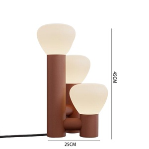 Phòng ngủ tiên tiến Bảng Đèn phong cách Ins ánh sáng sang trọng phòng khách kính thiết kế hiện đại tối giản cạnh giường ngủ Bắc Âu trang trí đèn - Product Image 6