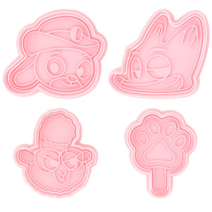 Moule à biscuits 3D Zootopia Gary et Judy, <span class=keywords><strong>emporte</strong></span>-pièce pour biscuits imprimés en pâte à modeler DIY - Product Image 4