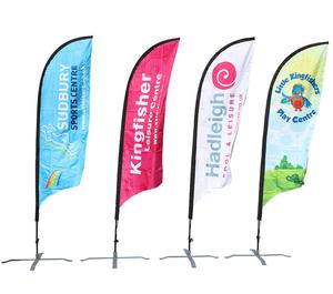 De uso de publicidad evento de publicidad al aire libre playa bandera Bandera de plumas - Product Image 1