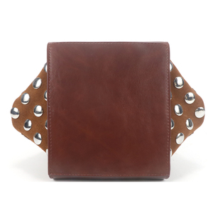 Sac seau mini en cuir suédé avec rivets, personnalisable avec logo, vente en gros d'usine, sac à main bandoulière pour femme - Product Image 5