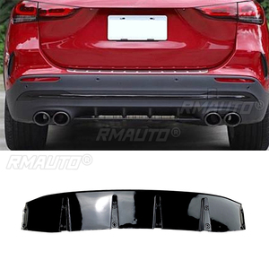 Diffuseur de pare-chocs arrière, lames de spoiler pour Mercedes-Benz Classe GLA H247 GLA180 200 220 GLA35 GLA45 AMG Line 2020+ - Product Image 1