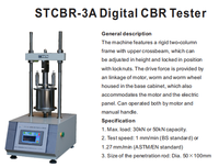 Yufeng STCBR-1/3/3A Presse d'essai numérique motorisée CBR, machine électronique de test de sol conforme à la norme ASTM, garantie 1 an
