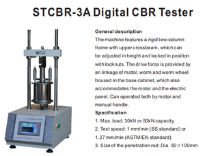 STCBR-3A Digitaler CBR Motorisierter Belastungspressen-Tester Elektronischer ASTM-Standard für Bodenprüfgeräte - Product Image 6