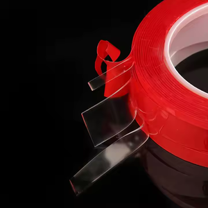 Nastro Biadesivo Acrilico Trasparente Rosso Resistente alle Alte Temperature, Spessore 0,8mm, Impermeabile Senza Giunture per Veicoli - Product Image 6