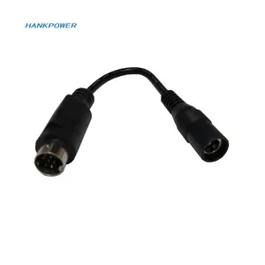 New Product MINI DIN 9PIN Male To DC 5525 Female Power Adapter Cable