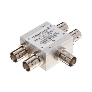 New and Original Electronic Components Integrated circuit RF Power Dividers-<b>Splitters</b> Module ZFSC-4-1-BNC+ - Product Image 1