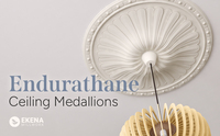 Médaillon de plafond en polyuréthane durable, moderne, écologique et imperméable pour usage extérieur, villa, jardin, résistant à la pourriture, directement de l'usine