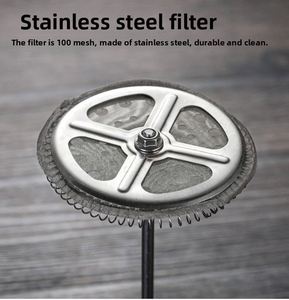 Factory Price Eco-Friendly High Borosilicate Glass Brewing <b>Coffee</b> Milk French Press Tea Maker with Stainless Steel <b>Filter</b> Mesh - Product Image 6