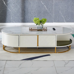 DW1057 Quanu novo design venda quente sala de mobiliário set <span class=keywords><strong>tv</strong></span> <span class=keywords><strong>stand</strong></span> e mesa de café com luz <span class=keywords><strong>LED</strong></span> - Product Image 3