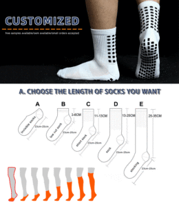 Custom Breathable Sweat-Absorbent Football Grip <strong>Socks</strong> Anti-Slip Soccer Sports <strong>Socks</strong> Athletic Crew <strong>Socks</strong> for <strong>Men</strong> - Product Image 4