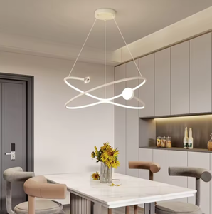 Zeal Lighting Sala de estar Diseñador Techo Iluminación colgante LED Luces colgantes modernas Candelabros - Product Image 2