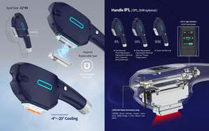 <span class=keywords><strong>Appareil</strong></span> de beauté laser de bureau KES 11 avec têtes interchangeables, grande puissance, <span class=keywords><strong>lumière</strong></span> IPL pour le rajeunissement de la peau et l'<span class=keywords><strong>épilation</strong></span> - Product Image 4