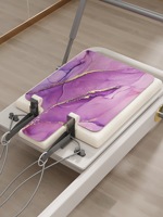 Tapis de Pilates pliable en PU imprimé, écologique, doux, imperméable, épais et résistant à la chaleur, pour la vente en gros, OEM ODM, professionnel