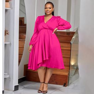 <span class=keywords><strong>Robe</strong></span> longue fendue asymétrique chic et élégante <span class=keywords><strong>pour</strong></span> femme, à manches longues, col en V, style <span class=keywords><strong>cocktail</strong></span>, <span class=keywords><strong>grande</strong></span> <span class=keywords><strong>taille</strong></span>, <span class=keywords><strong>pour</strong></span> invités de <span class=keywords><strong>mariage</strong></span> - Product Image 6