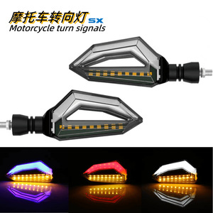 ไฟเลี้ยวรถจักรยานยนต์ LED 12V แบบสากลสำหรับจักรยานไฟฟ้าและรถจักรยานยนต์ D-131 สีเหลือง สีแดง สีฟ้า สีขาว - Product Image 5